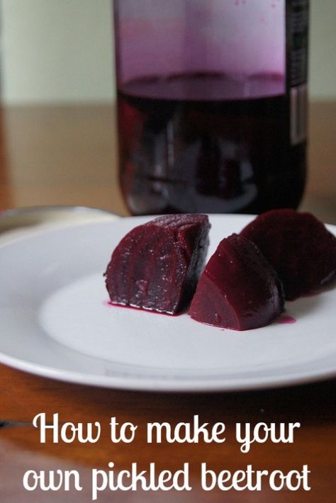 how to make your own pickled beetroot - An easy recipe to pickle beetroot. No sugar added. Perfect to have on hand for adding to salads or as a snack Canned Pickled Red Beats, Pickles Beets, Pickle Beets, Canned Pickled Beets, Pickled Beets Recipe, Beets Recipe, Beetroot Recipes, Canning Ideas, Pickled Beets