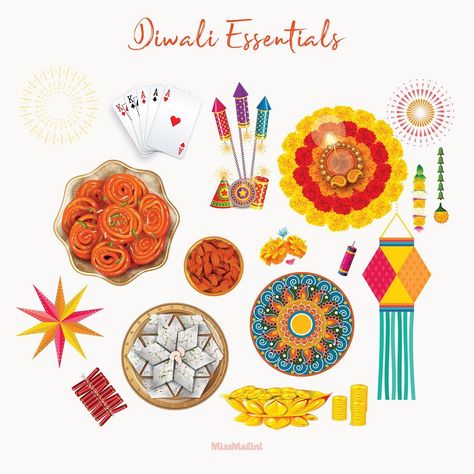 Here are some Diwali Essentials! ✨ But you know what? Replace the firecrackers with your face coz you be the actual pataka this Diwali! 🙌🏻… October 25, Community Manager, Happy Diwali, Diwali, Let Me Know, Let Me, Let It Be, On Instagram, Quick Saves