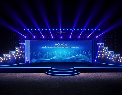 Light Event Design, Main Stage Design, Neon Stage Design, Stage With Led Screen, Panel Stage Design, Stage Set Up, Led Screen Stage Design, Corporate Event Stage, Led Stage Design