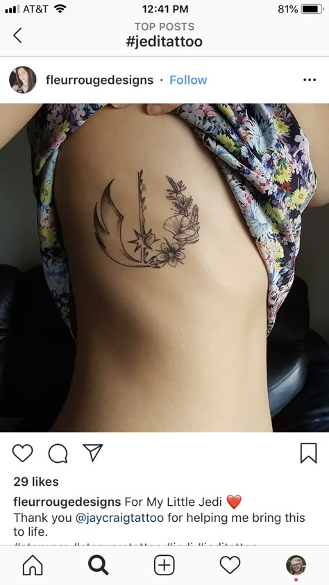 Star Wars Rey Tattoo, Star Wars Women Tattoo, Star Wars Naboo Tattoo, Star Wars Tattoo Feminine, Princess Leia Tattoo Minimalist, Star Wars Tattoos Women, Fine Line Star Wars Tattoo, Floral Star Wars Tattoo, Feminine Star Wars Tattoo