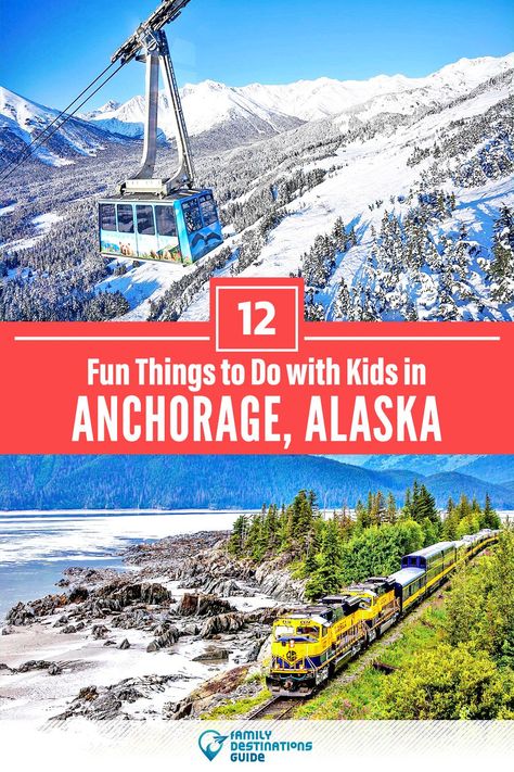 Dreaming about a family vacation to Anchorage, AK and looking for things to do? We’re FamilyDestinationsGuide, and we’re here to help: Discover the most fun things to do in Anchorage with kids - so you get memories that last a lifetime! #anchorage #anchoragethingstodo #anchoragewithkids #anchorageactivities Things To Do In Anchorage Alaska, Anchorage Alaska Things To Do In, Alaska Family Vacation, Things To Do With Family, Wasilla Alaska, Cruise To Alaska, Yukon Canada, Alaska Wildlife, Alaska Vacation