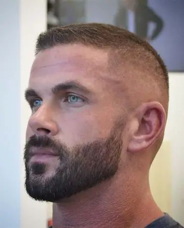 Military Buzz Cut Best Buzz Cut, Fades For Men, Military Buzz Cut, Jarhead Haircut, Buzz Cut With Beard, Haircuts For Balding Men, Mid Fade Haircut, Fade Haircuts For Men, Short Fade Haircut