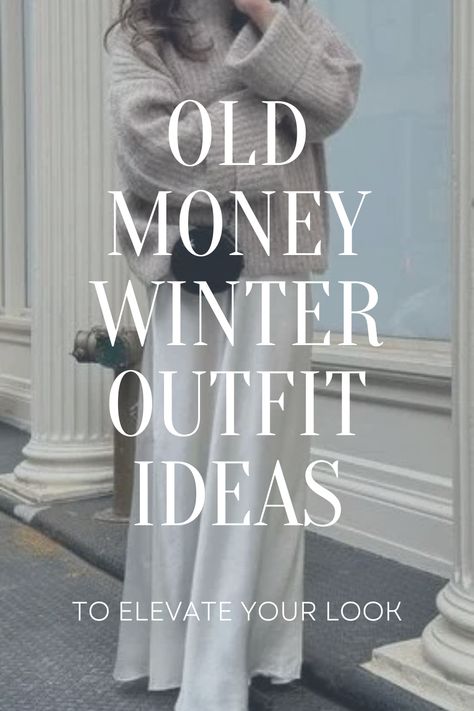 I’m excited to share 30 old money winter outfits that bring classic elegance to your wardrobe. Find sophisticated winter looks. Womens Outfits For Winter, Old Money Winter Outfits For Women, Old Money Fashion Winter, Old Money Outfits Winter, Affordable Winter Outfits, Outfits Timeless, Old Money Winter, Cozy Winter Fashion, Winter Sweater Outfits