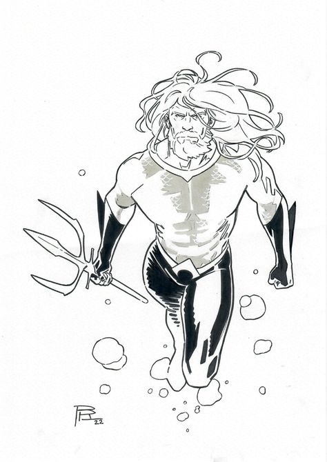 Aquaman by Bruno Redondo Comic Art All Avengers, Avengers Earth's Mightiest Heroes, Comic Art Fans, Children Sketch, Art Sites, Art Gallery Room, Horror Comics, Gallery Room, Selling Artwork