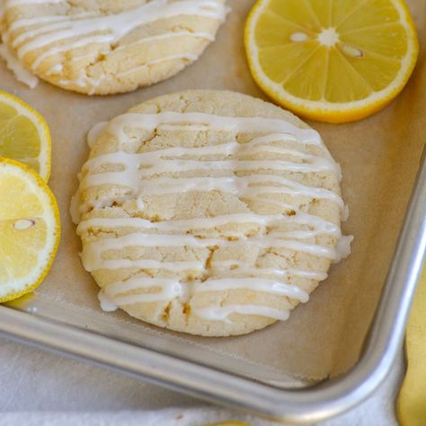 Lemon Recipes Baking, Eggless Sugar Cookies, Vegan Lemon Cake, Lemon Juice Uses, Lemon Cookies Recipes, Vegan Baking Recipes, Eggless Desserts, Lemon Sugar Cookies, White Chocolate Cookies