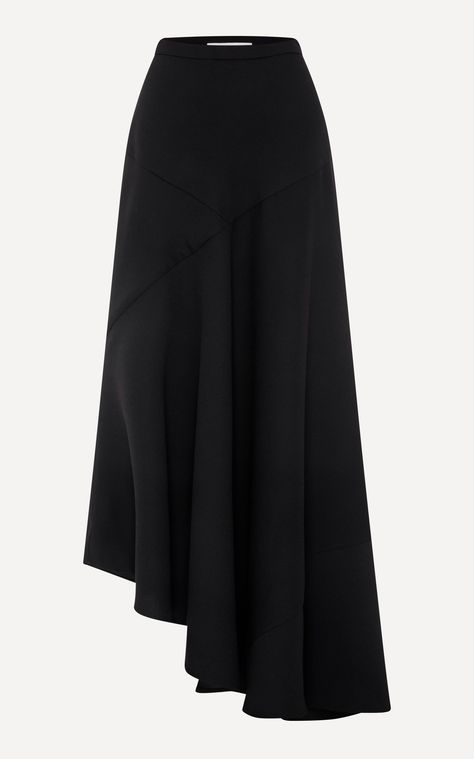 Bias Skirt, Bias Cut Skirt, Carbon Footprint, Sydney Australia, Skirt Black, Asymmetric Hem, Fashion Advice, South Korea, Ready To Wear