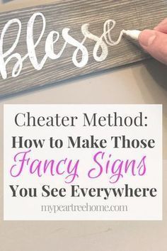 How To Make Signs, Dekor Diy, Diy Wood Signs, Pallet Signs, Lazy Susan, Décor Diy, Diy Signs, Diy Hacks, Diy Projects To Try