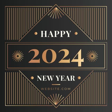 Vintage Ornamental Art Deco Happy New Year Sign Happy New Year Sign, Art Deco Happy New Year, Art Deco Welcome Sign, Happy New Year Signs, New Year Art, Brand Kit, Sign Templates, Free Graphic Design, Say Hello