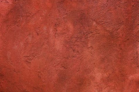 A close-up of a brick red textured wall. Southwest Decorating, Red Wall Paint, Southwestern Interior, Red Restaurant, Plaster Texture, Faux Walls, Brick Arch, Paint Techniques, Brick Texture