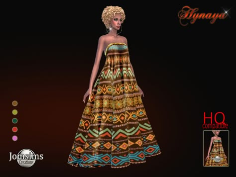 Sims 4 African, South African Dresses, Sims 4 Cc Hair, African Kaftan, Sims Stories, Sims Clothes, I M, Clothing Female, Sims 4 Dresses