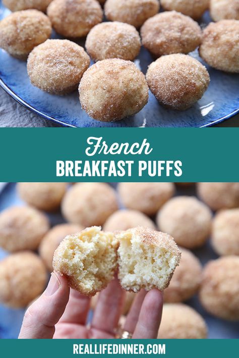 Pancake Puffs Recipes, Breakfast Puffs, French Breakfast Puffs, Holiday Baking Recipes, Photo Pinterest, French Breakfast, Puff Recipe, Breakfast Sweets, Corn Cakes