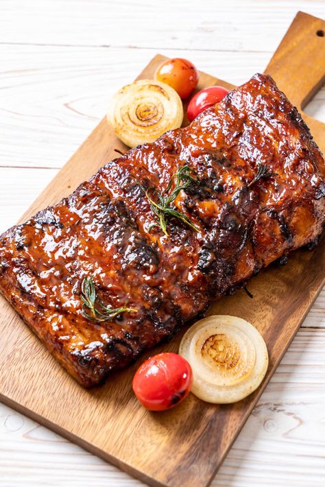 St Louis Style Ribs Oven, Ribs Oven Baked, St Louis Style Ribs, Ribs In Oven, Sweet Glaze, Baked Ribs, Pork Rib Recipes, Barbecue Ribs, Ribs On Grill