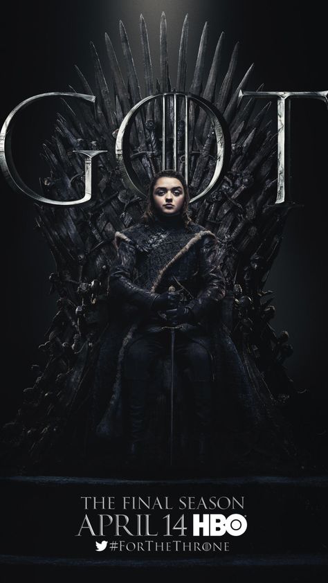 Arya Stark Wallpaper, Game Of Thrones Ending, Liam Cunningham, Game Of Thrones Arya, Isaac Hempstead Wright, Game Of Throne, The Iron Throne, Game Of Thrones Facts, Game Of Thrones Poster