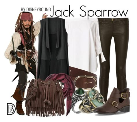 "Jack Sparrow" by leslieakay ❤ liked on Polyvore featuring Current/Elliott, TIBI, Frame Denim, Kenzo, Easy Street, Rebecca Minkoff, disney, disneybound and disneycharacter Caw Art, Disneyland Fashion, Disney Character Outfits, Disney Bound Outfits Casual, Closed Species, Disney Outfits Women, Disney Dress Up, Disney Themed Outfits, Cute Disney Outfits