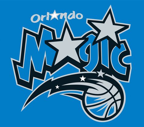 Orlando Magic Alternate Logo 2001- 2010 Orlando Magic Logo, Orlando Magic Basketball, Magic Basketball, Magic Logo, Dark Logo, Nike Logo Wallpapers, Sports Flags, Basketball Players Nba, Sports Logo Design