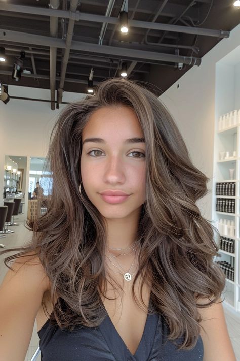 Dishwater Brown Hair, Face Framing Babylights, Different Brown Hair, Natural Brunette Hair, Different Brown Hair Colors, Shades Of Brown Hair, Cool Brown Hair, Reduce Dandruff, Brown Hair Color Shades