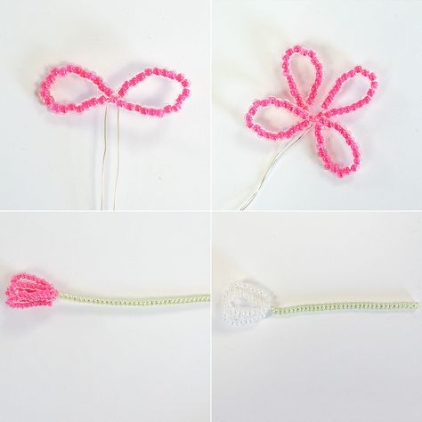 Beaded Tulip Tutorial, Seed Bead Bouquet, Seed Bead Tulip, Beaded Flower Bouquet, Bead Bouquet, Beaded Tulip, Tulip Beads, Beaded Bouquet, Accessories Beads