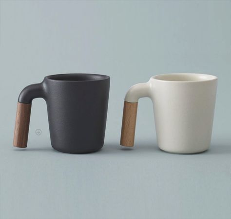 Design Nerds On the Rise - Core77 Coffee Drawing, Coffee Cup Design, Keramik Design, Cup Handles, Pottery Cups, Coffee Cups And Saucers, Ceramic Coffee Cups, Ceramic Design, Clay Ceramics