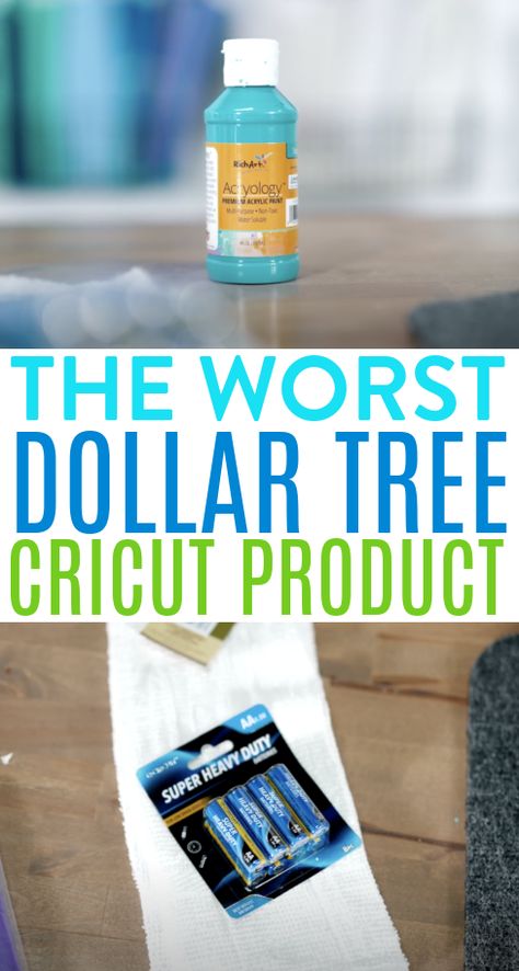 We go to the Dollar Tree all the time and use many of their products. It’s one of our favorite places! But, that doesn’t mean that every product we have tried has been a win.Here are some of the ones we have tried that we do not recommend using for your Cricut craft projects. Dollar Tree Silhouette Projects, Crafters Square Dollar Tree, Dollar Tree Blanks For Cricut, Dollar Tree Elf Cricut, Dollar Tree Kitchen, Dollar Tree Home Sign, Dollar Tree Cricut, Beginner Crafts, Acrylic Craft Paint