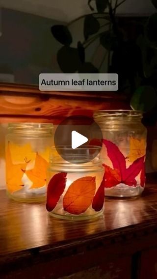 Mud & Bloom on Instagram: "🍁 Make a jam jar leaf lantern!🏮

These autumn leaf lanterns are so pretty and create a really lovely glow on a dark evening. They’re also simple to make and little ones will have great fun smothering the jars in glue and sticking on the leaves! 

We’ve written a blog post on how to make them which you can link to from our profile 👆 
Also here 👉🏼www.mudandbloom.com/blog/autumn-leaf-lanterns

📹 @denisekhope 

#autumnleaves #leaflantern #naturecraftsforkids  #autumnleaflanterns #mudandbloom #autumncraftsforkids #martinmas #martinmaslanterns" Leaf Lantern, Fall Crafts For Kids, Library Ideas, Autumn Leaf, Jam Jar, On October 3rd, Nature Crafts, Fall Festival, Fall Crafts