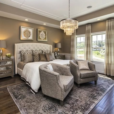 Tray Ceiling, Elegant Bedroom, Remodel Bedroom, Master Bedrooms Decor, Contemporary Bedroom, Beautiful Bedrooms, Dream Bedroom, My New Room, Luxurious Bedrooms