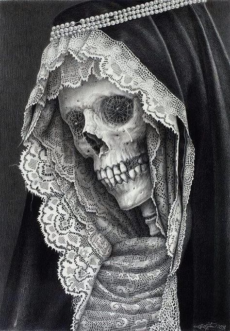 Laurie Lipton, Spooky Inspiration, Skull Reference, A Skeleton, Arte Inspo, A Skull, Arte Fantasy, Skull And Bones, Memento Mori