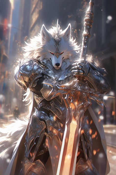 Wolf Knight Fantasy Art, Wolf Knight, Nordic Tattoo, Werewolf Art, Fantasy Races, Anime Wolf, Armor Concept, Palace, Fantasy Art