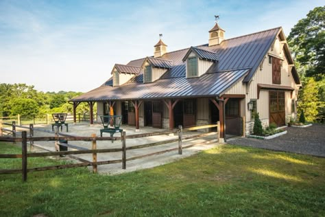 Equine Facility - Custom Barn Builders | Full-Service Barn Building Company Luxury Horse Barns, Equine Facility, Stable Style, Backyard Barn, Horse Barn Ideas Stables, Barn Builders, Barn Plan, Horse Barn Designs, Dream Horse Barns