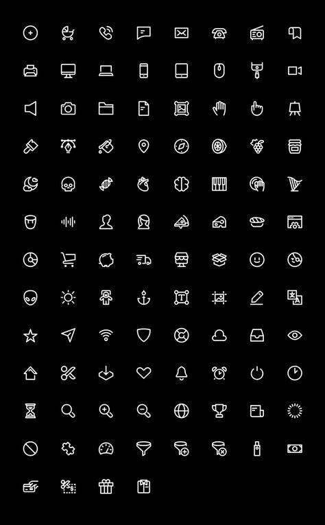 Line Hero Essentials Free Icons - Theme-UI Icons For Edits, Setting Icon, Icon Library, Settings Icon, Free Icon Set, Icon Design Inspiration, Black App, Instagram Cool, Wallpaper Iphone Neon