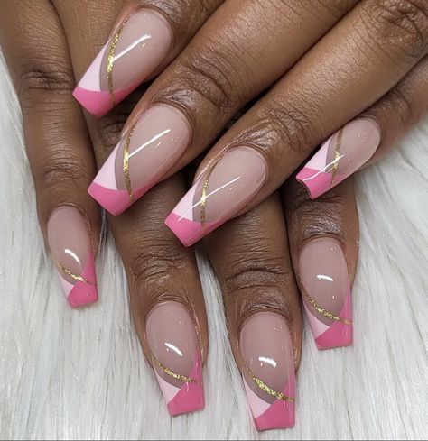 Medium Length French Tip Acrylic Nails, Cruise Nails, Blouse Pictures, Neon Acrylic Nails, Infinity Nails, Sassy Nails, Fancy Nails Designs, Simple Gel Nails, Nails Design With Rhinestones