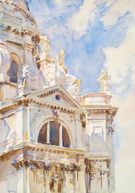 John Singer Sargent Watercolors, John Sargent, Sargent Art, John Singer Sargent, Square Art, Wow Art, Art Watercolor, American Artists, Art History