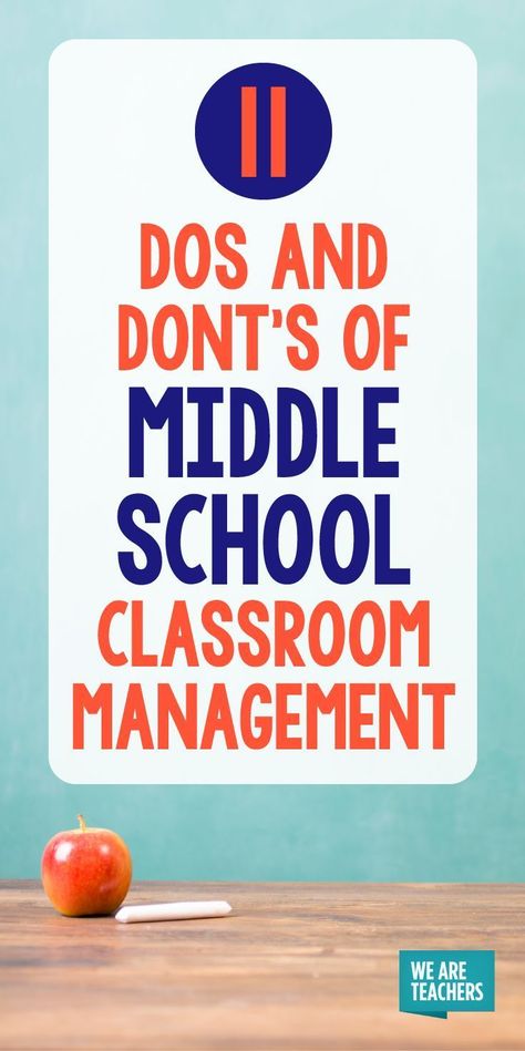 Middle School Behavior, Classroom Middle School, Middle School Classroom Management, Middle School Science Classroom, Middle School Libraries, Substitute Teaching, Classroom Management Tips, Dos And Don'ts, Class Management