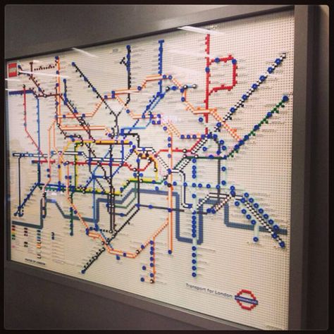 London Underground Shows Off Five Tube Maps Made From Lego London Underground Tube Map, Plot Map, London Tube Map, London Underground Map, Tube Map, London Underground Tube, Underground Map, Metro Map, London Tube