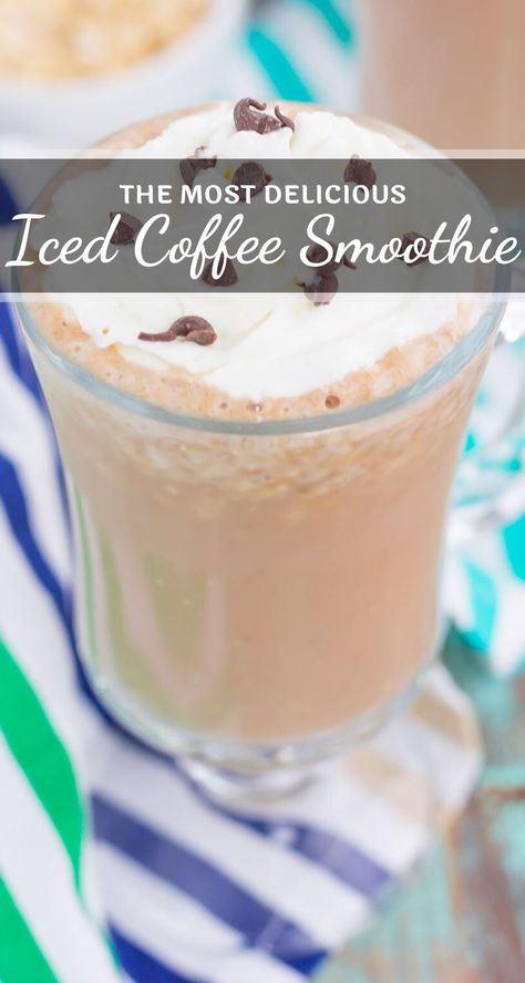 Iced Coffee Smoothie Healthy, Coffee Smoothie No Banana, Coffee Oats, Coffee Smoothie Healthy, Iced Coffee Smoothie, Coffee Smoothie Recipes, Breakfast Shakes, Banana Coffee, Health Drinks