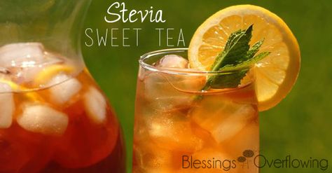 If you would like to enjoy a delicious glass of sweet tea that won't affect your blood sugar, this stevia sweet tea is sure to please. Iced Tea Syrup Recipe, Tea Syrup Recipe, Tea Concentrate Recipe, Crockpot Drinks, Tea Syrup, Tea Concentrate, Sweet Tea Recipes, Making Iced Tea, Southern Sweet Tea