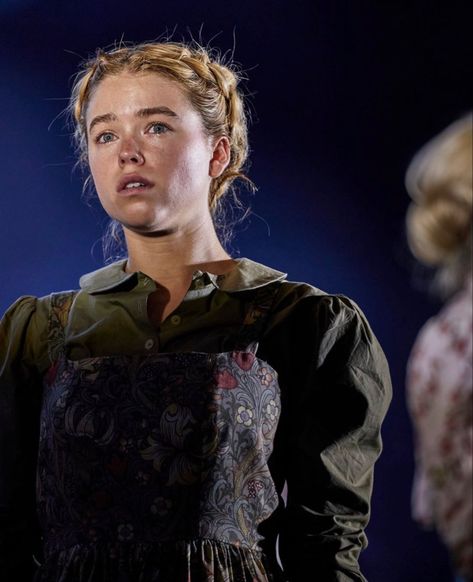 Abigail Williams, Milly Alcock, Show Makeup, The Crucible, Fashion D, Ginger Girls, National Theatre, September 2, Emilia Clarke