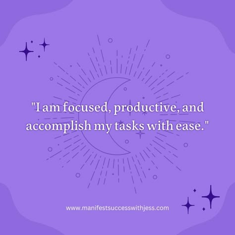 Feeling stuck in procrastination? Affirm, 'I am focused, productive, and accomplish my tasks with ease.' Embrace this mindset and watch your productivity soar. 💪✨ Like, share, follow, or check the link in bio for more empowering affirmations! #Productivity #Focus #Manifestation #PositiveAffirmations #GetThingsDone #MindsetShift #SelfImprovement #PersonalGrowth #AchieveGoals #SuccessMindset #Motivation #DailyAffirmations #Procrastination #OvercomeChallenges #PositiveThinking #Empowerment #Self... Affirmation For Productivity, Affirmations For Procrastinators, Procrastination Affirmations, Focus Affirmations, Romanticize Academia, Productivity Affirmations, Study Affirmations, Focus Manifestation, Empowering Affirmations