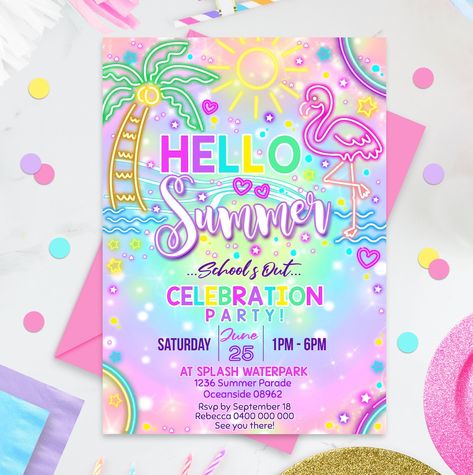 This Invitations item by TweetPartyPrintables has 4 favorites from Etsy shoppers. Ships from United States. Listed on May 19, 2024 Schools Out For Summer Party, Schools Out Party, Hello Summer Party, Summer Party Invites, End Of School Party, Schools Out For Summer, Summer Invitation, Summer Party Invitations, School's Out For Summer