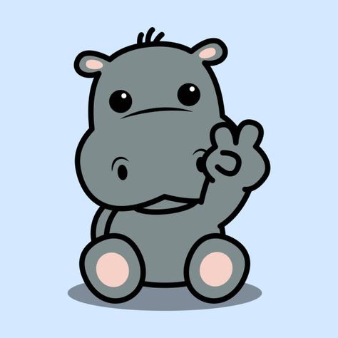 Cute Hippo Wallpaper, Hippo Cartoon, Hippo Drawing, Cartoon Zoo Animals, Cartoon Hippo, Horse Funny, Smiling Animals, Funny Elephant, Tropical Africa