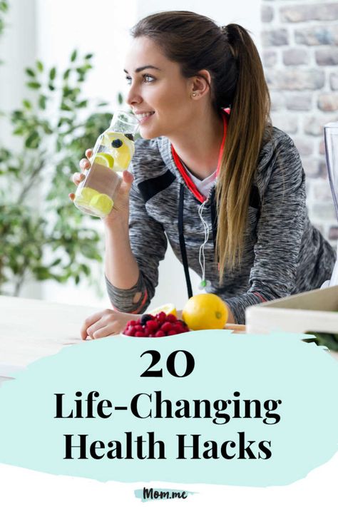 Life-Changing-Health-Hacks-Pinterest Image Health Resolutions, Health Insurance Humor, Wellness Journal, Healthy Weeknight Meals, Health And Wellness Quotes, Personal Journal, Health Hacks, Healthy Advice, Healthy Oils