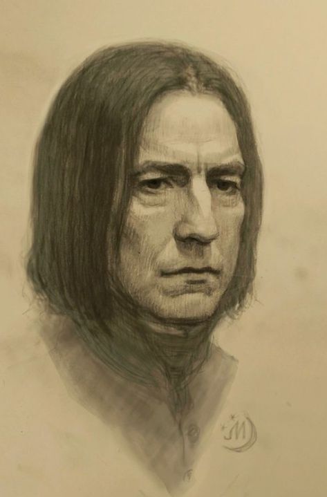 Severus Snape Portrait, Severus Snape Cartoon, Snape Drawing, Severus Snape Art, Harrypotter Fanart, Harry Potter Sketch, Snape Fan Art, Severus Snape Fanart, Professor Severus Snape