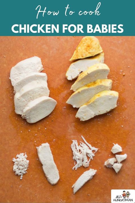 Chicken Recipes For Baby Led Weaning, Chicken Blw Baby, Chicken For Baby Led Weaning, Pureed Chicken Baby Food, Chicken Puree Recipes For Baby, Meat Baby Food Recipes, Blw Chicken Recipes, Chicken Puree For Baby, Chicken Toddler Recipes