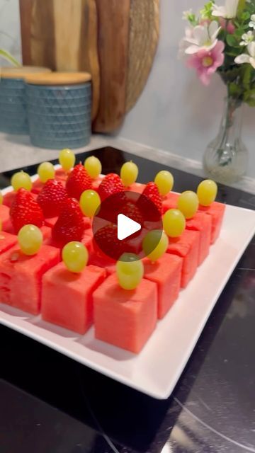 Aiza Itaeva on Instagram: "Watermelon🍉
.
.
.
.
.
.
.
.
.
.
.
.
.
.
.
.

#foodart #art #Instagram #instagood #reels #explore #viral #video #tiktok #foryou #funny #explorepage #recipe" Watermelon Serving Ideas, Watermelon Ideas, Watermelon Dessert Table, Cute Fruit Tray Ideas, Lunch Ideas For Guests, Fruit Buffet, Fruit Kebabs, Watermelon Art, Party Spread