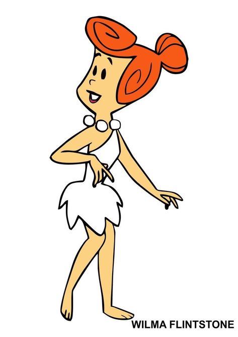 Wilma Flintstone, Disney Canvas Art, 70s Nostalgia, Disney Canvas, Fred Flintstone, Cartoons Png, Kids Party Themes, Famous Cartoons, Company Logo Design