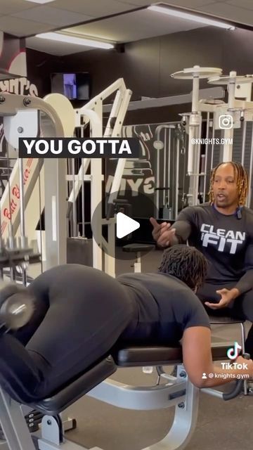 Knight's gym on Instagram: "Put gabby though one of the toughest leg workouts on the hamstring curl machine 🚨👀🤣

Let’s just say… IT WAS GLORIOUS 🙏���🏾

Purchase my $10 workout plans today 📲
DM ME" Leg Curl Machine Workout, Back Of Thigh Workout, Hamstring Curl Machine, Hamstring Curl, Leg Curl Machine, Hamstring Curls, Leg Workouts, Leg Curl, Thigh Exercises