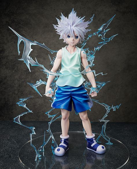 Crunchyroll Store on Twitter: "Fans of "HUNTER x HUNTER" won't want to miss out on adding this massive 1/4 scale figure of Killua Zoldyck to their collection! 🔥⚡ Be sure to pre-order with Gon, sold separately! GET: https://t.co/PBVmnYSNzl https://t.co/7TRioudLMz" / Twitter Hxh Merch, Hunter X Hunter Figures, Hunter X Hunter Killua, Action Figures Anime, Anime Action Figures, Killua Zoldyck, Figure Anime, Metal Gear Rex, Kawaii Stuff