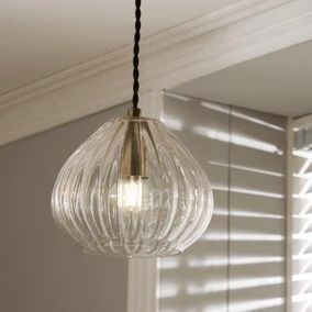 Glass Ceiling Lights | Dunelm | Page 2 Bar Ceilings, Antique Brass Metal, Ribbed Glass, Glass Bathroom, Glass Ceiling, Adjustable Lighting, Teardrop Pendant, Glass Pendant Light, Ceiling Pendant