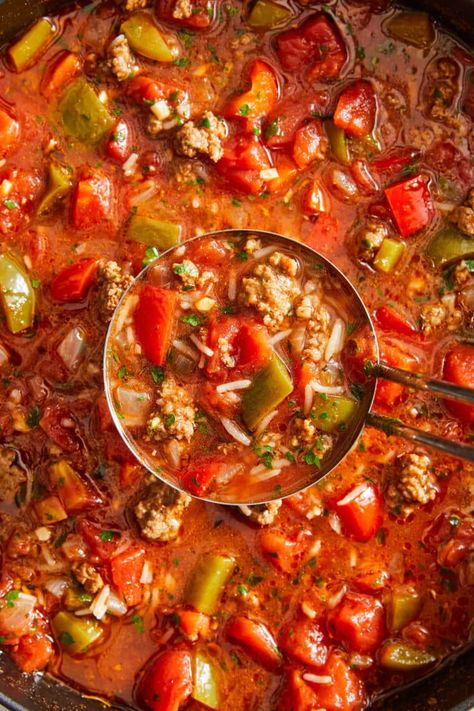 Stuffed Pepper Soup Damn Delicious, Stove Top Stuffed Pepper Soup, Mexican Stuffed Pepper Soup, Stuffed Pepper Chili, Stuffed Hot Pepper Soup, 30 Minute Stuffed Pepper Soup 12 Tomatoes, Creamy Stuffed Pepper Soup, Pepper Steak Soup, Stuffed Green Pepper Soup Recipe