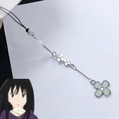 Sawako Keychain, Sawako Phone Charm, Sawako Style, Anime Kimi Ni Todoke, Kuronuma Sawako, Anime Necklace, Art Kits For Kids, Comics Anime, Anime Jewelry