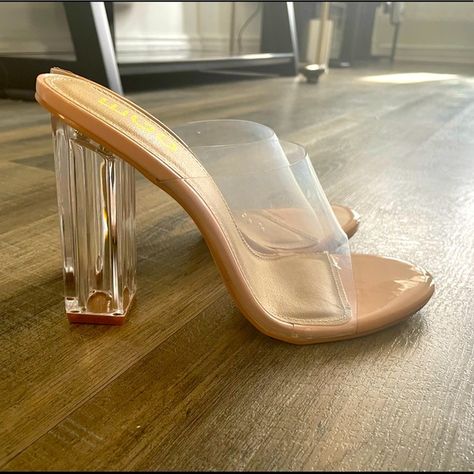 Ego Clear Heeled Sandals Ego Shoes, Heeled Sandals, Mule Shoe, Sandals Heels, Size 6, Packaging, Brand New, Sandals, Outfit Inspo